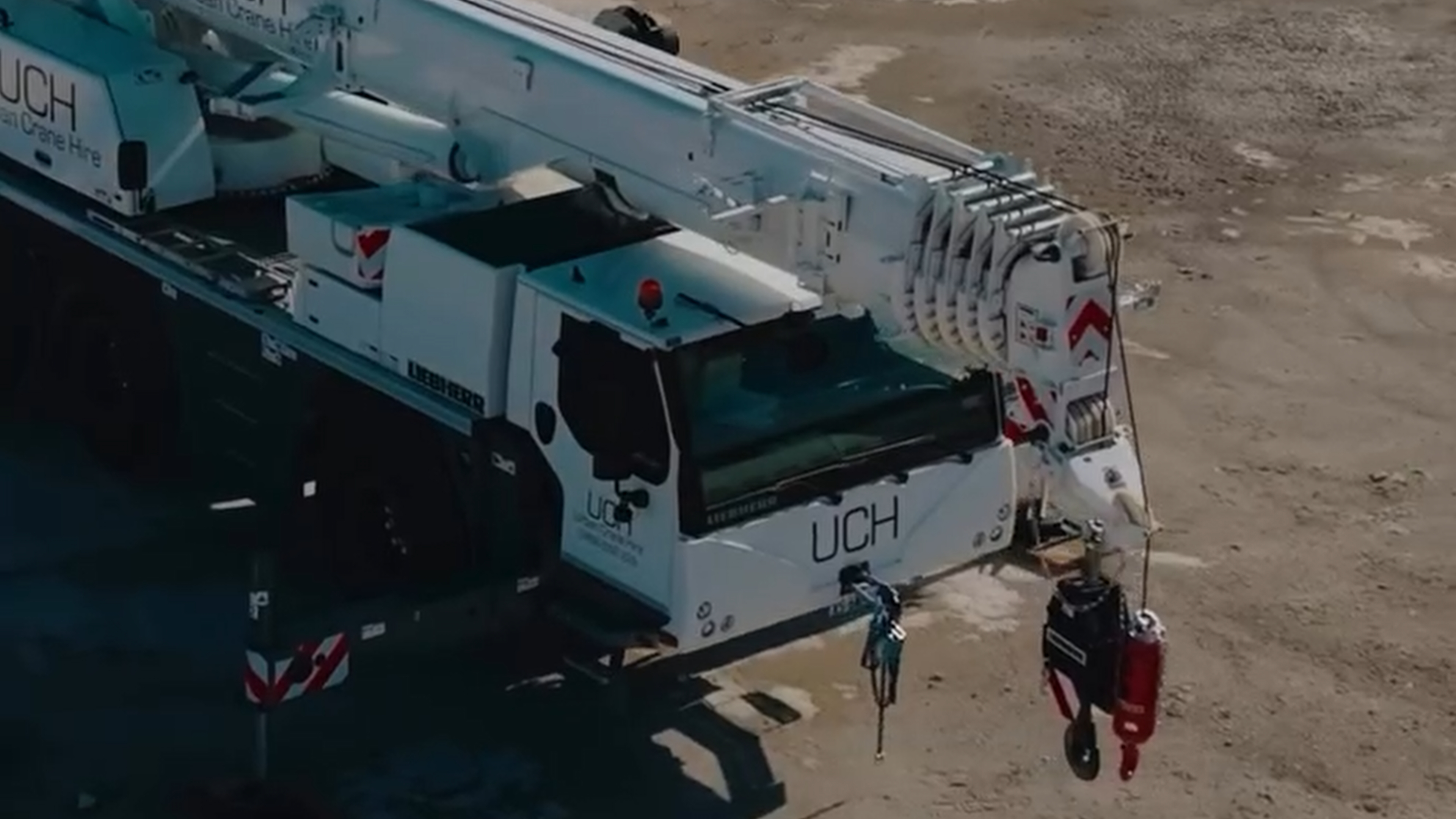 60T Liebherr — Urban Crane Hire. Video production by ORDA Creative, Adelaide.